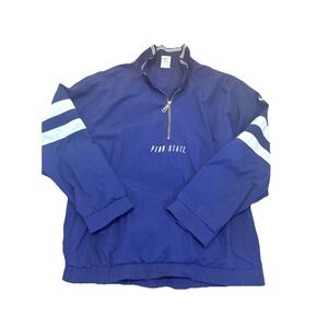 Vintage Nike NCAA Penn State Nittany Lions 1/4 Zip Pullover Jacket Size Large